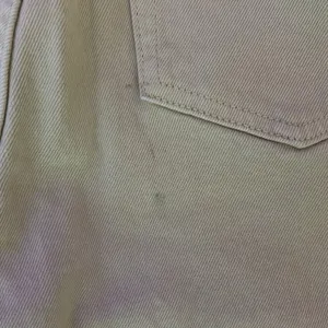 H & M Tan Jeans Size 4- imperfection on back as shown in picture thumbnail 4
