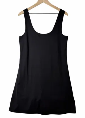 Recreation By Thread & Supply Black Athletic Tank Dress Women's size L thumbnail 1