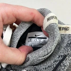 NIKE Mesh HighTop Athletic Sneakers sz 8 Gray/White 818677-101 lunarepic flyknit thumbnail 7