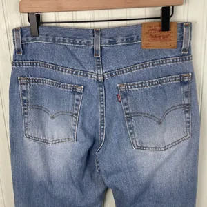 Vintage Levi's 505 Lower Rise Straight Leg Jeans Women's Size 10 Cotton Denim thumbnail 4