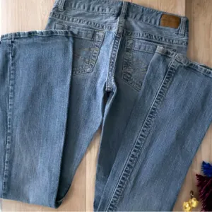 Aeropostale Y2K Low Rise Light Blue Slim Flare Jeans thumbnail 10