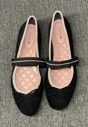 Birdie’s Hummingbird suede Mary Jane Black Ballet Size 7.5 thumbnail 1