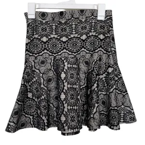 Paper Crane Womens Lace Skater Mini Skirt Coquette Whimsigoth Floral Sz Small thumbnail 2