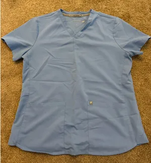 Fabletics Ceil Blue Scrub Top thumbnail 1