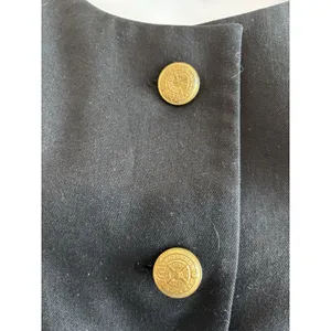 Vintage Buddy Bates Black Blazer with Gold Crest Buttons Sz‎ 18 thumbnail 3