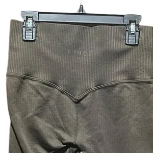 Ethos Brown‎ Ribbed Bike Shorts 7" inseam Size Large thumbnail 8