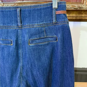 Anthropologie Pilcro and the Letterpress Wide Leg Cropped Jeans ~ Size 26 💛🍄 thumbnail 6