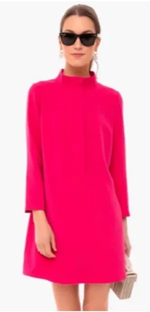 Tuckernuck Fuchsia Stretch Crepe Avery Dress size small NWT thumbnail 1