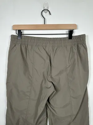 Nike Track Pants Women Medium Gray White Side Stripe Drawstring Athletic‎ thumbnail 5