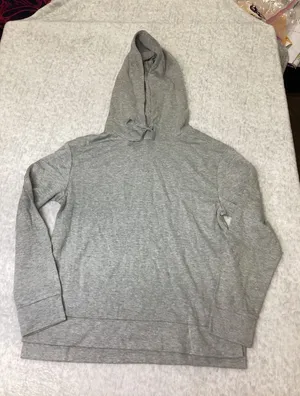 A New Day Womens Gray Long Sleeve Drawstring Hoodie Sweatshirt Size M NWOT thumbnail 1