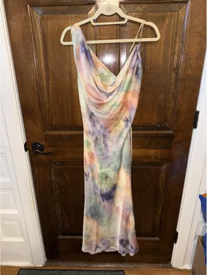 Emory Park cowl neck tie-dye midi dress thumbnail 2