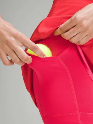Lululemon Asymmetrical Layered High Rise Tennis Skirt Skort Pink Orange 2 thumbnail 5