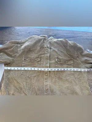 Oil and Hali Corduroy‎ jacket with hood size medium thumbnail 2
