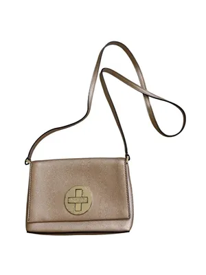 KATE SPADE Rose Gold Saffiano Leather Crossbody Bag thumbnail 8