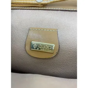 GUCCI Vintage Flap Coated Canvas Crossbody Bag thumbnail 8