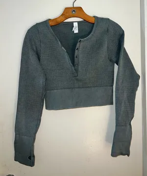 Aerie OFFLINE Long Sleeve Workout Top thumbnail 1