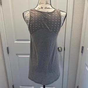 American Rag Cie Sleeveless Taupe Brown Tank Top thumbnail 4