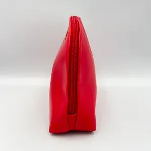 Ferragamo Parfums Red Cosmetic Bag Toiletry Pouch Travel Zip‎ Makeup Case 9x6” thumbnail 7