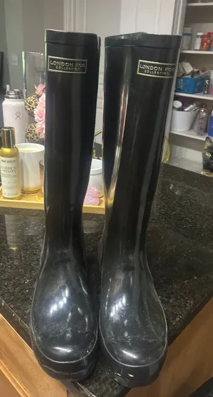 Women’s rain boots London fog tall thumbnail 1