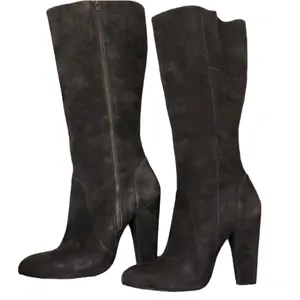Steve Madden Joan grey suede knee-high boots size 8.5 thumbnail 2