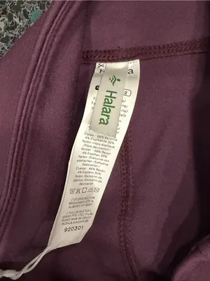 NWT! HALARA Purple Flare Leg Pants Women’s Medium 7/8 thumbnail 5