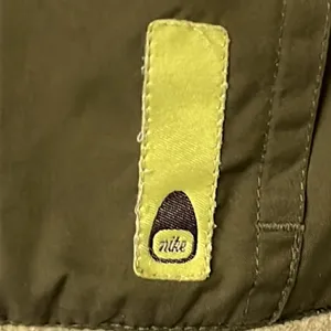 Nike Reversible Olive Tan Two Fabric Mock Neck Two Way Full Zip Up Vest- Small thumbnail 8