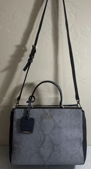 Y2K Kate‎ Spade New York Pembrey Place Angelika Top Handle Bag Light Blue thumbnail 1
