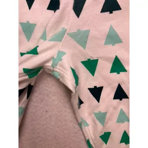 Primary Pajama Pants Womens Large White Green‎ Tree Print Organic Cotton thumbnail 4