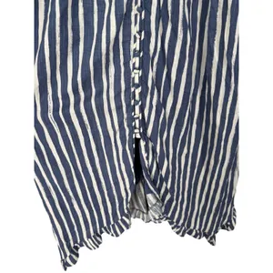 NWT Anthropologie Long Sleeve Sweetheart Midi Dress Blue Striped Size Small Boho thumbnail 13