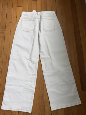 NWT Nicoli white wide leg jeans size 40 (US 10) thumbnail 4