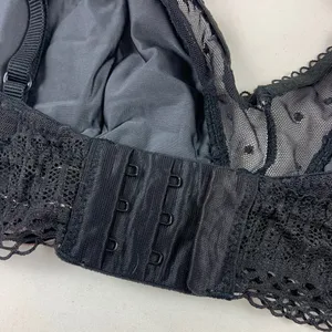Victorias Secret blk lace spaghetti bralette thumbnail 5