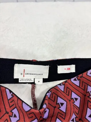 by Anthropologie Joni Printed Flare Leg Stretch Pants Bell Bottom size M thumbnail 5