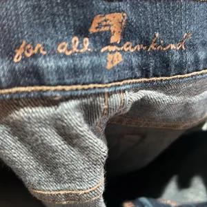 7 for all mankind blue flare jeans thumbnail 7
