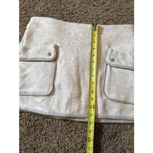 NWT Bucket List Hold Your Hand Skort Ash Gray Large Athleisure Preppy thumbnail 8
