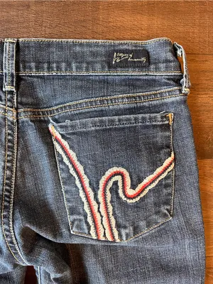 Citizens of Humanity Crochet h 234 Low Waist Bootcut Jeans Women 27 Y2K thumbnail 7