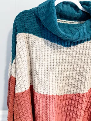 POL Chunky Knit Turtleneck Sweater thumbnail 6