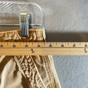 704 |‎ Aerie Utility Cargo Shorts Women's Small Tan Drawstring Relaxed Boho thumbnail 4
