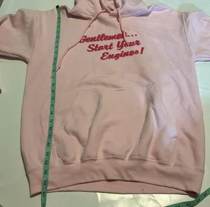 Gentlemen… Start Your Engines Womens Baby Pink Sweatshirt Hoodie Medium Car Girl thumbnail 5