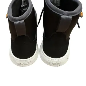 Bogs Cypress Lace ST‎ Steel Toe Waterproof Work Boots Black Grey Womens 7.5 thumbnail 3