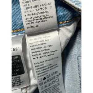 Levis Premium 501‎ Original Shorts Light Wash Distressed Cut Off W27 56327-0086 thumbnail 4