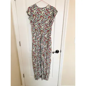 Free People Jumpsuit Womens XS Multicolor Floral Flutter‎ Sleeve Boho Jumpsuit thumbnail 10