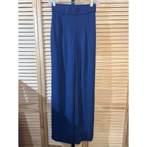 OGL Stretchy Flowy High Rise Wide Leg The Success Pants Midnight Navy Size XS thumbnail 11