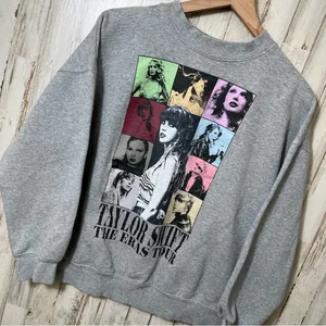 Taylor Swift‎ Eras Tour Grey Crewneck Sweatshirt Top SOLD OUT Medium Swifty thumbnail 1