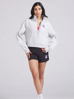 NWOT Lululemon x New York Rangers sz L Scuba Oversized Funnel Neck Half-Zip thumbnail 4