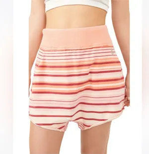 Free People Movement Hot Shot Stripe Print Shorts thumbnail 2