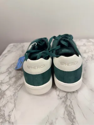 New Geox Spherica Ecub-1 Woman Low Top Sneakers in dark green/white size 7 thumbnail 3