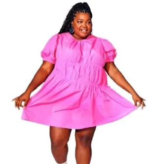 Future Collection Knee length dress Pink Size XL thumbnail 1