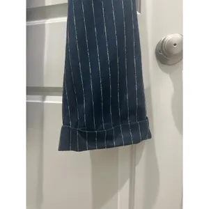 M Missoni Vintage Pinstriped Navy Trousers Sz 6 thumbnail 6