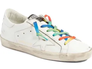 Golden Goose Superstar Rainbow Low Top Sneakers - Size 38 thumbnail 1