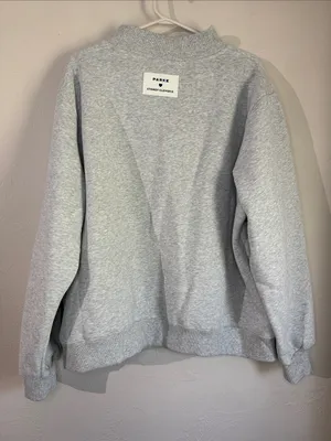 PARKE x Stoney Clover Lane Gray Gingham Sweatshirt L/XL thumbnail 3